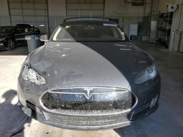 5YJSA1H1XEFP48918 - 2014 TESLA MODEL S CHARCOAL photo 5