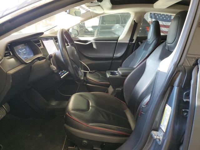 5YJSA1H1XEFP48918 - 2014 TESLA MODEL S CHARCOAL photo 7