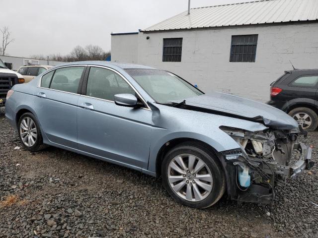 1HGCP2F84BA054207 - 2011 HONDA ACCORD EXL BLUE photo 4