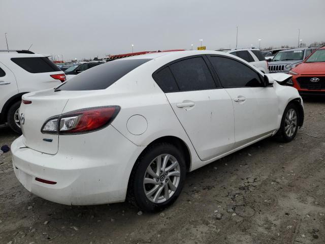 JM1BL1V72D1817370 - 2013 MAZDA 3 I WHITE photo 3