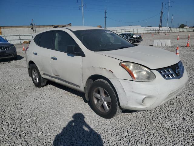 JN8AS5MV3DW101171 - 2013 NISSAN ROGUE S WHITE photo 4