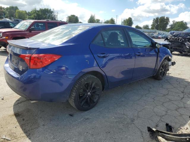 2T1BURHE7HC961133 - 2017 TOYOTA COROLLA L BLUE photo 3