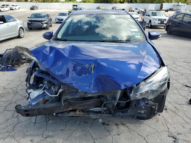 2T1BURHE7HC961133 - 2017 TOYOTA COROLLA L BLUE photo 5