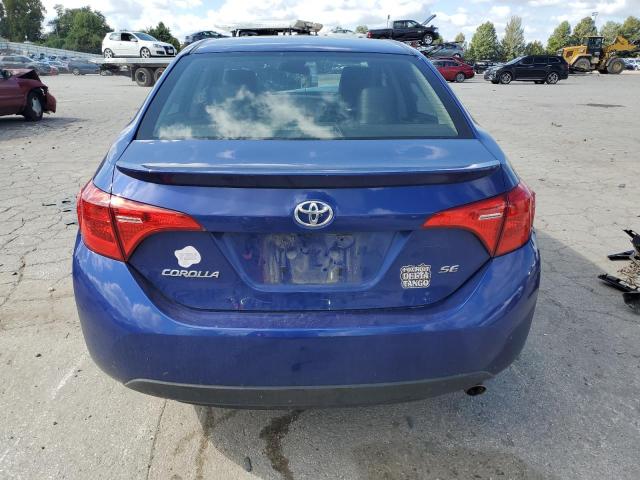 2T1BURHE7HC961133 - 2017 TOYOTA COROLLA L BLUE photo 6