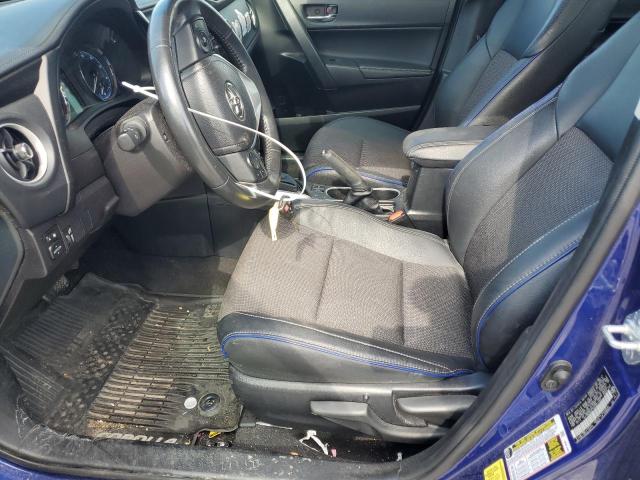 2T1BURHE7HC961133 - 2017 TOYOTA COROLLA L BLUE photo 7