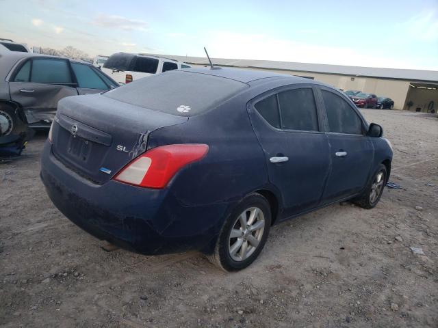 3N1CN7AP1CL926260 - 2012 NISSAN VERSA S BLUE photo 3