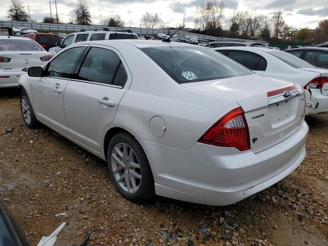 3FAHP0JG2CR266219 - 2012 FORD FUSION SEL WHITE photo 2