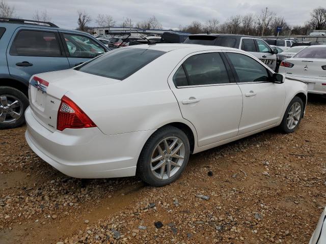 3FAHP0JG2CR266219 - 2012 FORD FUSION SEL WHITE photo 3