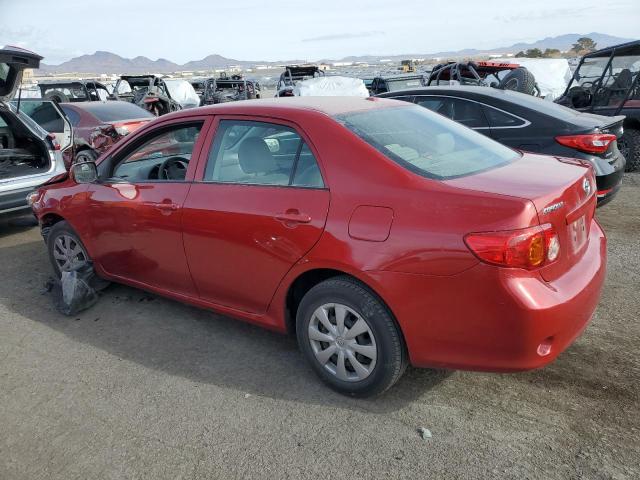 JTDBL40E299062625 - 2009 TOYOTA COROLLA BASE RED photo 2