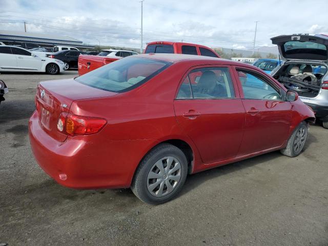 JTDBL40E299062625 - 2009 TOYOTA COROLLA BASE RED photo 3