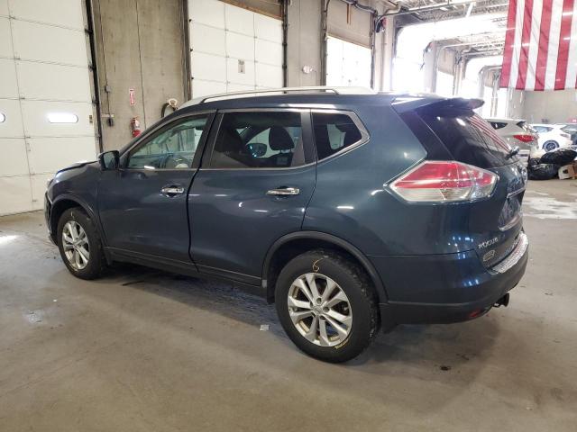 KNMAT2MVXGP661873 - 2016 NISSAN ROGUE S ლურჯი ფოტო 2