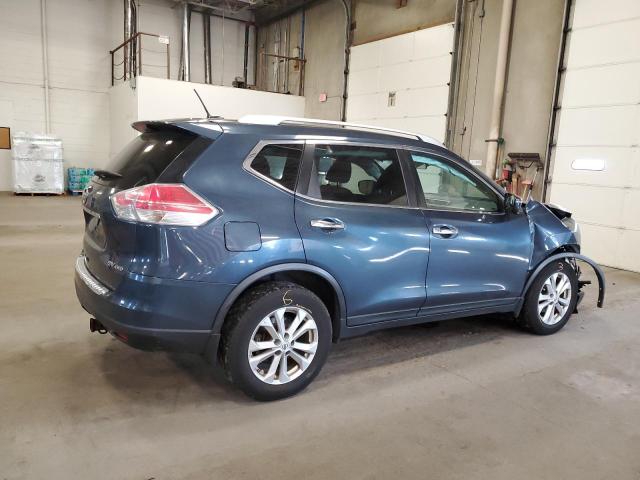 KNMAT2MVXGP661873 - 2016 NISSAN ROGUE S ლურჯი ფოტო 3