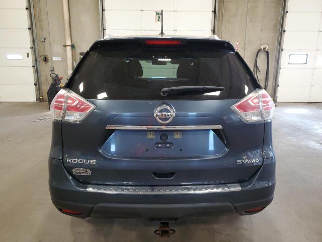 KNMAT2MVXGP661873 - 2016 NISSAN ROGUE S ლურჯი ფოტო 6