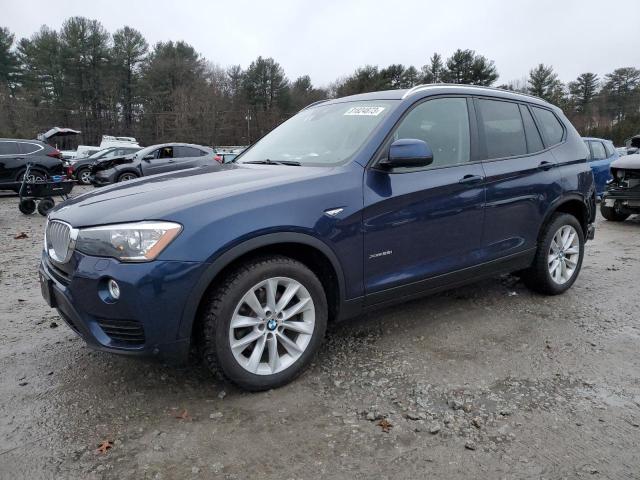 5UXWX9C5XG0D78775 - 2016 BMW X3 XDRIVE28I BLUE photo 1