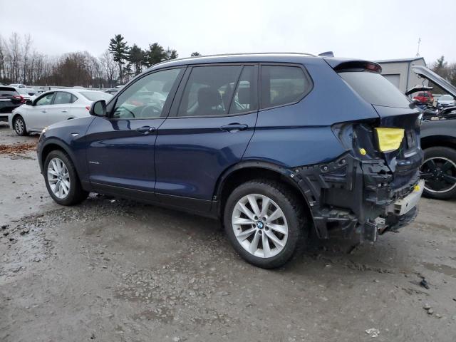 5UXWX9C5XG0D78775 - 2016 BMW X3 XDRIVE28I BLUE photo 2