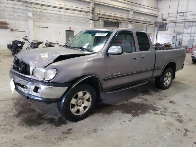 5TBBT4410YS003704 - 2000 TOYOTA TUNDRA ACCESS CAB GRAY photo 1