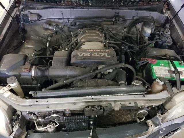 5TBBT4410YS003704 - 2000 TOYOTA TUNDRA ACCESS CAB ნაცრისფერი ფოტო 11