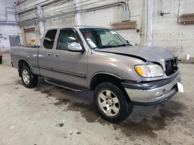 5TBBT4410YS003704 - 2000 TOYOTA TUNDRA ACCESS CAB ნაცრისფერი ფოტო 4