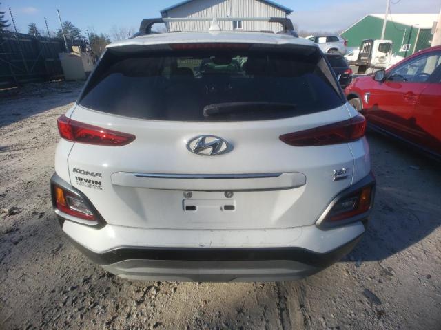 KM8K3CA53LU525204 - 2020 HYUNDAI KONA LIMITED WHITE photo 6