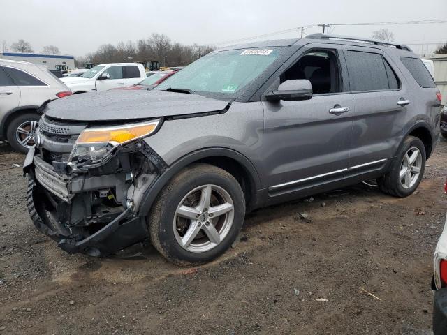 1FM5K8F81DGC71430 - 2013 FORD EXPLORER LIMITED GRAY photo 1