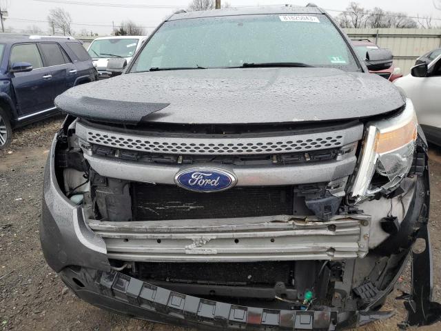 1FM5K8F81DGC71430 - 2013 FORD EXPLORER LIMITED GRAY photo 5