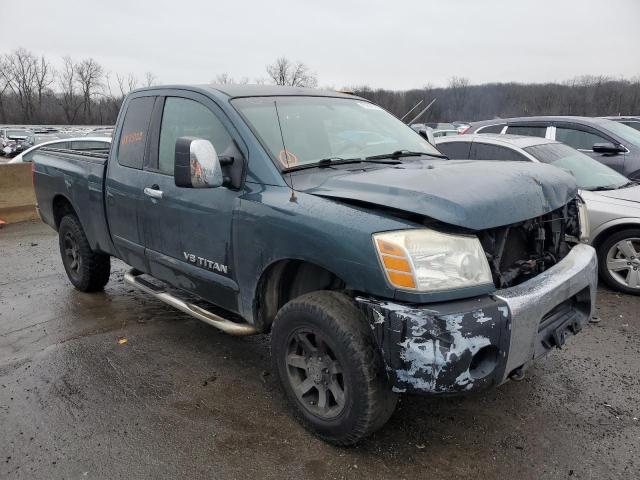 1N6AA06B95N509568 - 2005 NISSAN TITAN XE GREEN photo 4