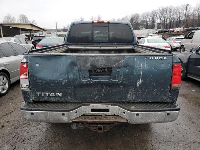 1N6AA06B95N509568 - 2005 NISSAN TITAN XE GREEN photo 6