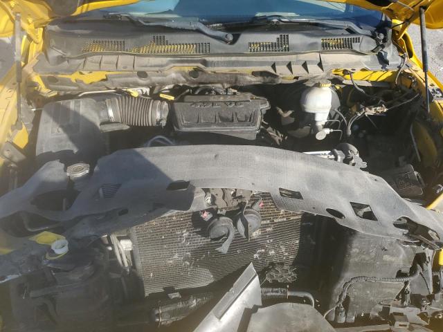 1D3HV18P49S743944 - 2009 DODGE RAM 1500 YELLOW photo 11