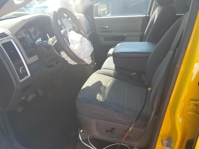 1D3HV18P49S743944 - 2009 DODGE RAM 1500 YELLOW photo 7