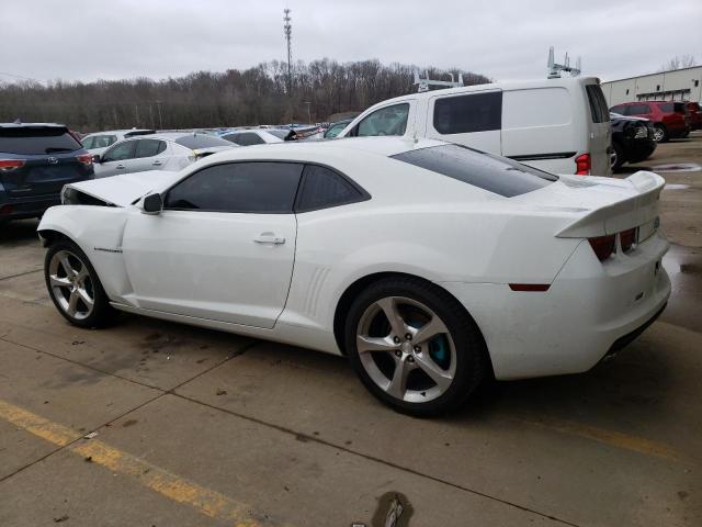 2G1FC1E3XD9134416 - 2013 CHEVROLET CAMARO LT WHITE photo 2