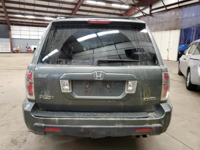 5FNYF18557B032476 - 2007 HONDA PILOT EXL SILVER photo 6