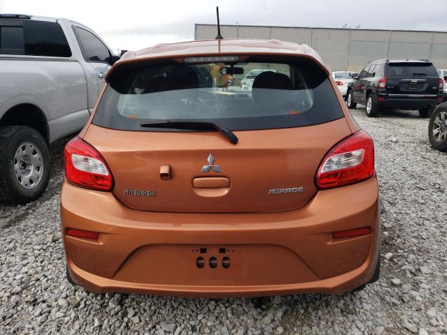 ML32A3HJ2KH011304 - 2019 MITSUBISHI MIRAGE ES ORANGE photo 6