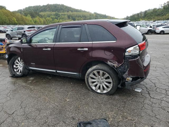2LMDJ6JK7BBJ11907 - 2011 LINCOLN MKX BURGUNDY photo 2