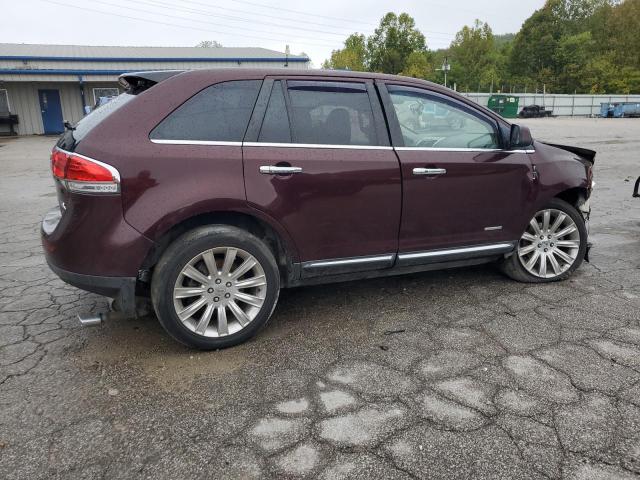 2LMDJ6JK7BBJ11907 - 2011 LINCOLN MKX BURGUNDY photo 3