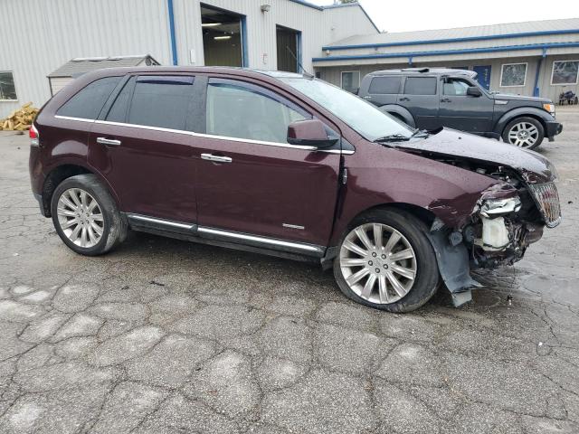 2LMDJ6JK7BBJ11907 - 2011 LINCOLN MKX BURGUNDY photo 4