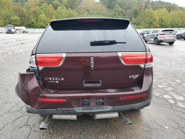 2LMDJ6JK7BBJ11907 - 2011 LINCOLN MKX BURGUNDY photo 6