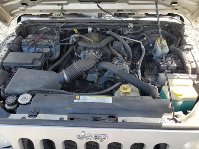 1J8GA39157L198004 - 2007 JEEP WRANGLER X ვერცხლისფერი ფოტო 12