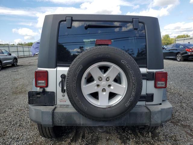 1J8GA39157L198004 - 2007 JEEP WRANGLER X ვერცხლისფერი ფოტო 6