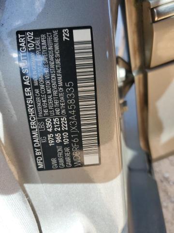 WDBRF61JX3A458335 - 2003 MERCEDES-BENZ C 240 棕色 照片 12