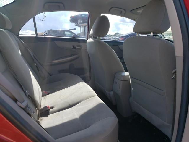 2T1BU4EE0BC543074 - 2011 TOYOTA COROLLA BASE Rojo foto 10