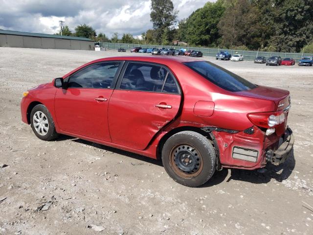 2T1BU4EE0BC543074 - 2011 TOYOTA COROLLA BASE Rojo foto 2