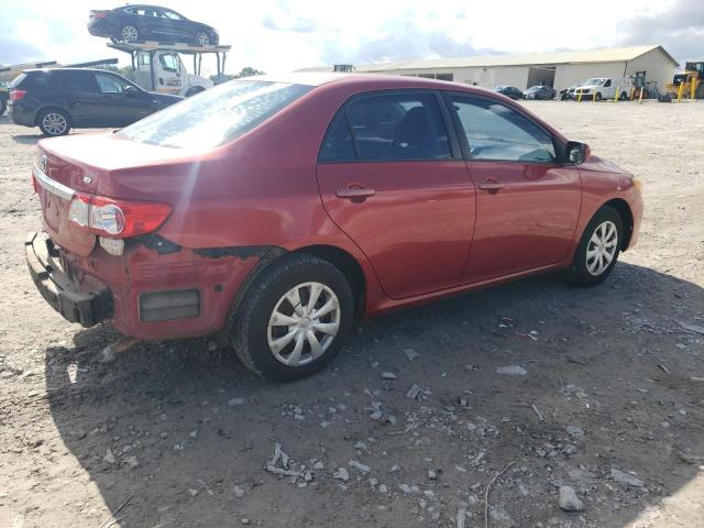 2T1BU4EE0BC543074 - 2011 TOYOTA COROLLA BASE Rojo foto 3