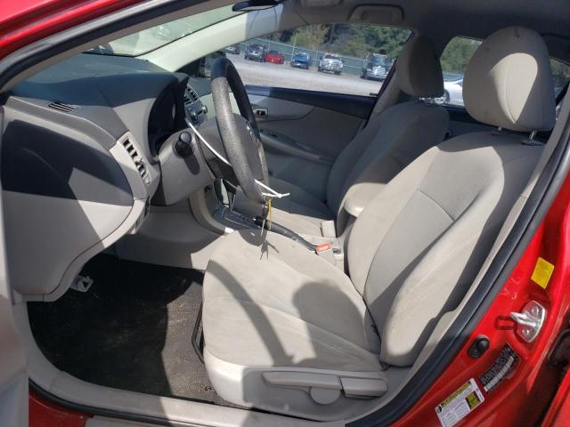 2T1BU4EE0BC543074 - 2011 TOYOTA COROLLA BASE Rojo foto 7