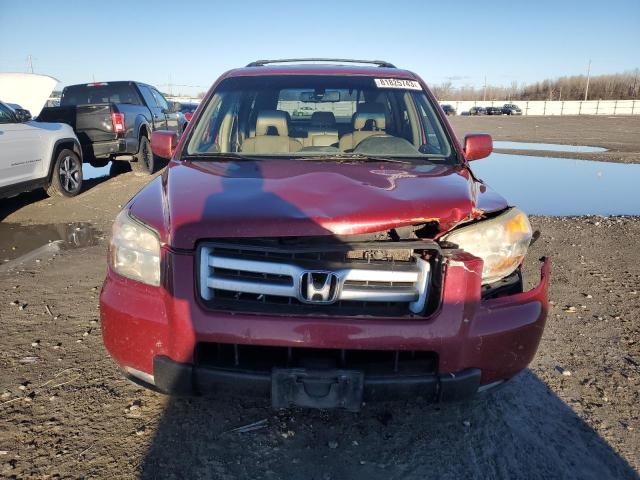 5FNYF18636B025226 - 2006 HONDA PILOT EX MAROON photo 5