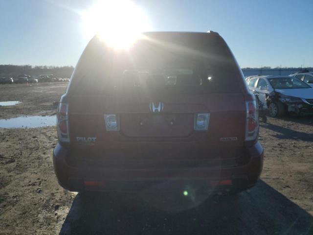 5FNYF18636B025226 - 2006 HONDA PILOT EX MAROON photo 6