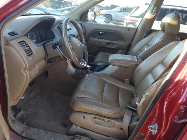 5FNYF18636B025226 - 2006 HONDA PILOT EX MAROON photo 7