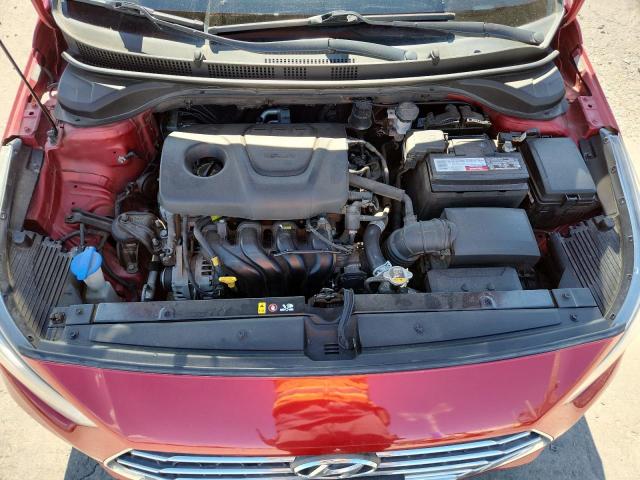 3KPC24A3XKE076469 - 2019 HYUNDAI ACCENT SE წითელი ფოტო 11