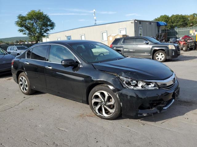 1HGCR3F85GA035334 - 2016 HONDA ACCORD EXL BLACK photo 4