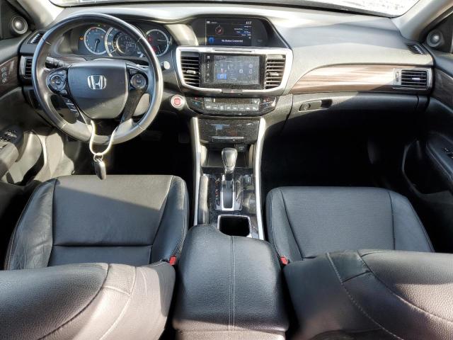 1HGCR3F85GA035334 - 2016 HONDA ACCORD EXL BLACK photo 8