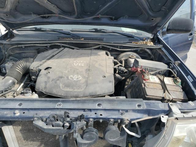 5TELU42N76Z247106 - 2006 TOYOTA TACOMA DOUBLE CAB ლურჯი ფოტო 11